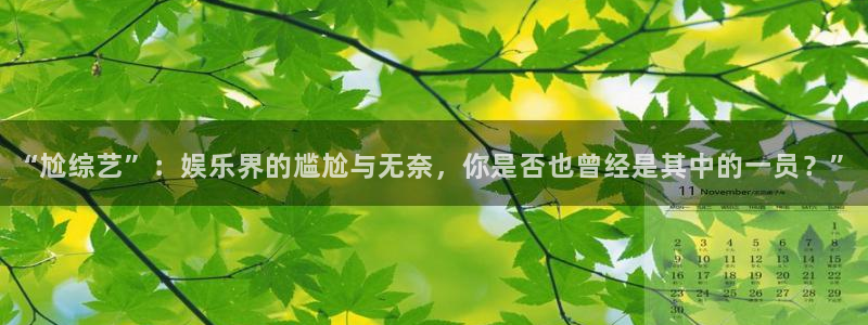万向娱乐注册登录：“尬综艺”：娱乐界的尴尬与无奈，你是否也曾经是其中的一员？”